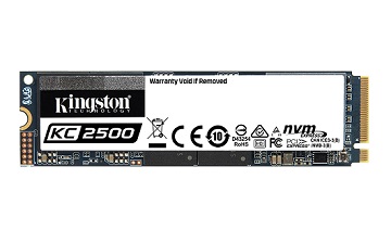 Společnost Kingston uvedla na trh nové SSD KC2500 NVMe PCIe